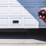 Opening a garage door with a remote